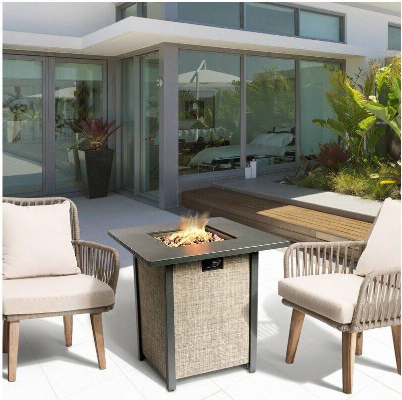 Propane Gas Fire Pit Table