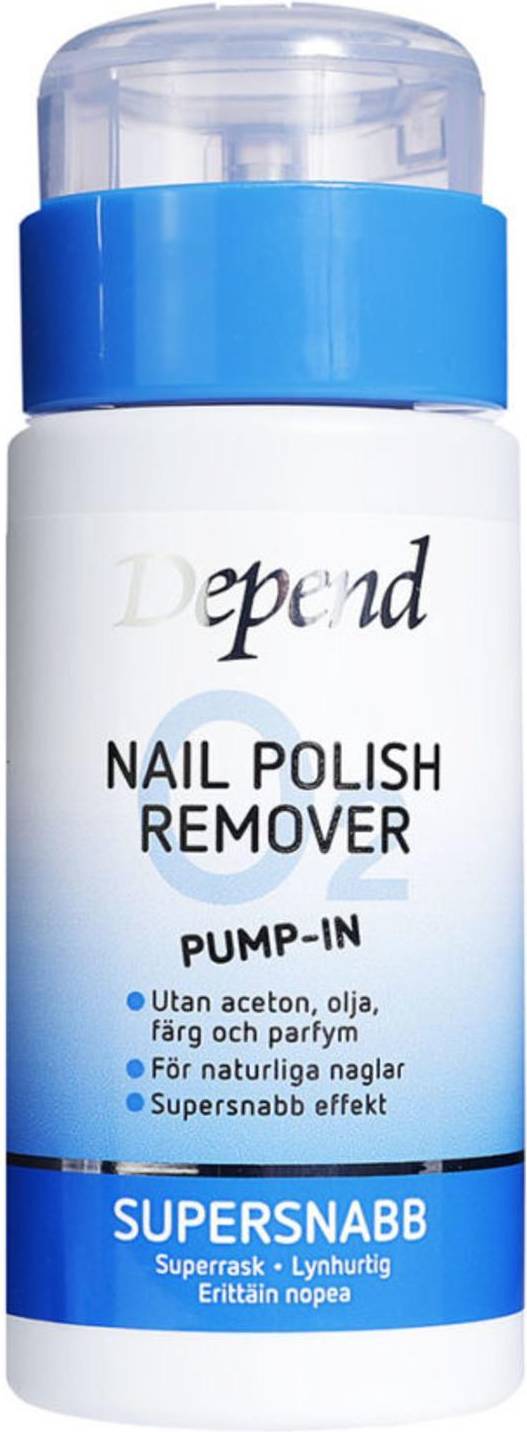 Depend O2 Nail Polish Remover Pump-In