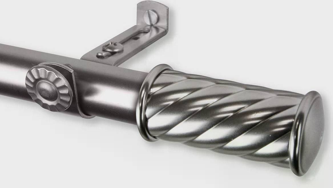 Window curtain Rod Desyne Grip Window Curtain Rod48"