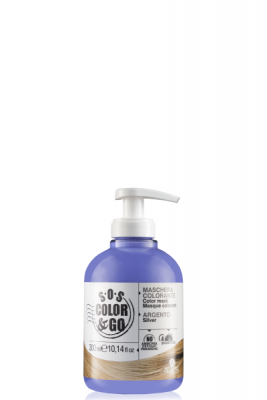 Silver inpackning Alama SOS Color & Go Color Mask Silver 300ml