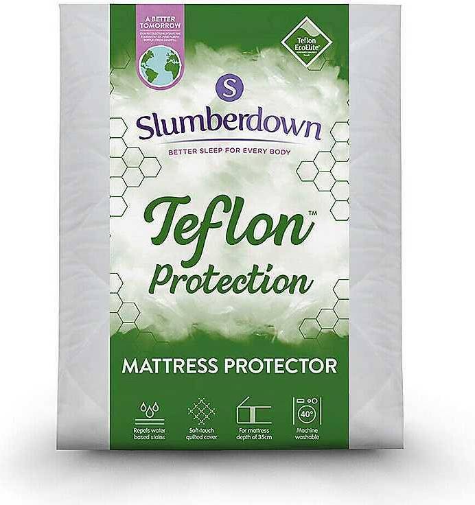 King size mattress protector waterproof Slumberdown Slumberdown Teflon Mattress Protector