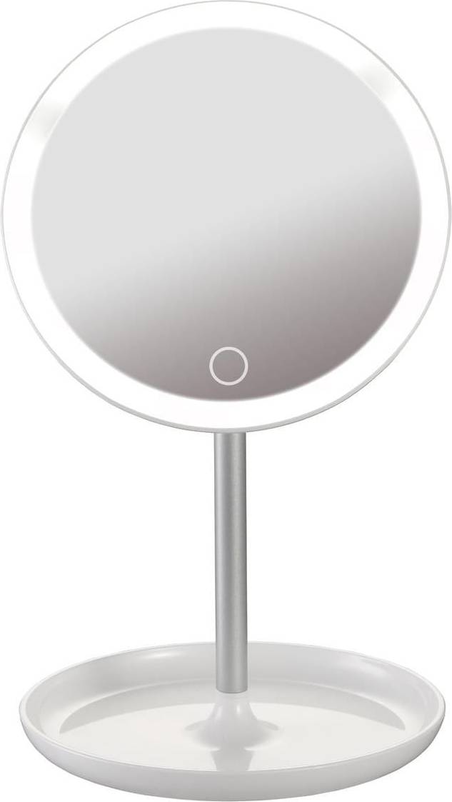 Round Makeup Mirror LED Light Standing