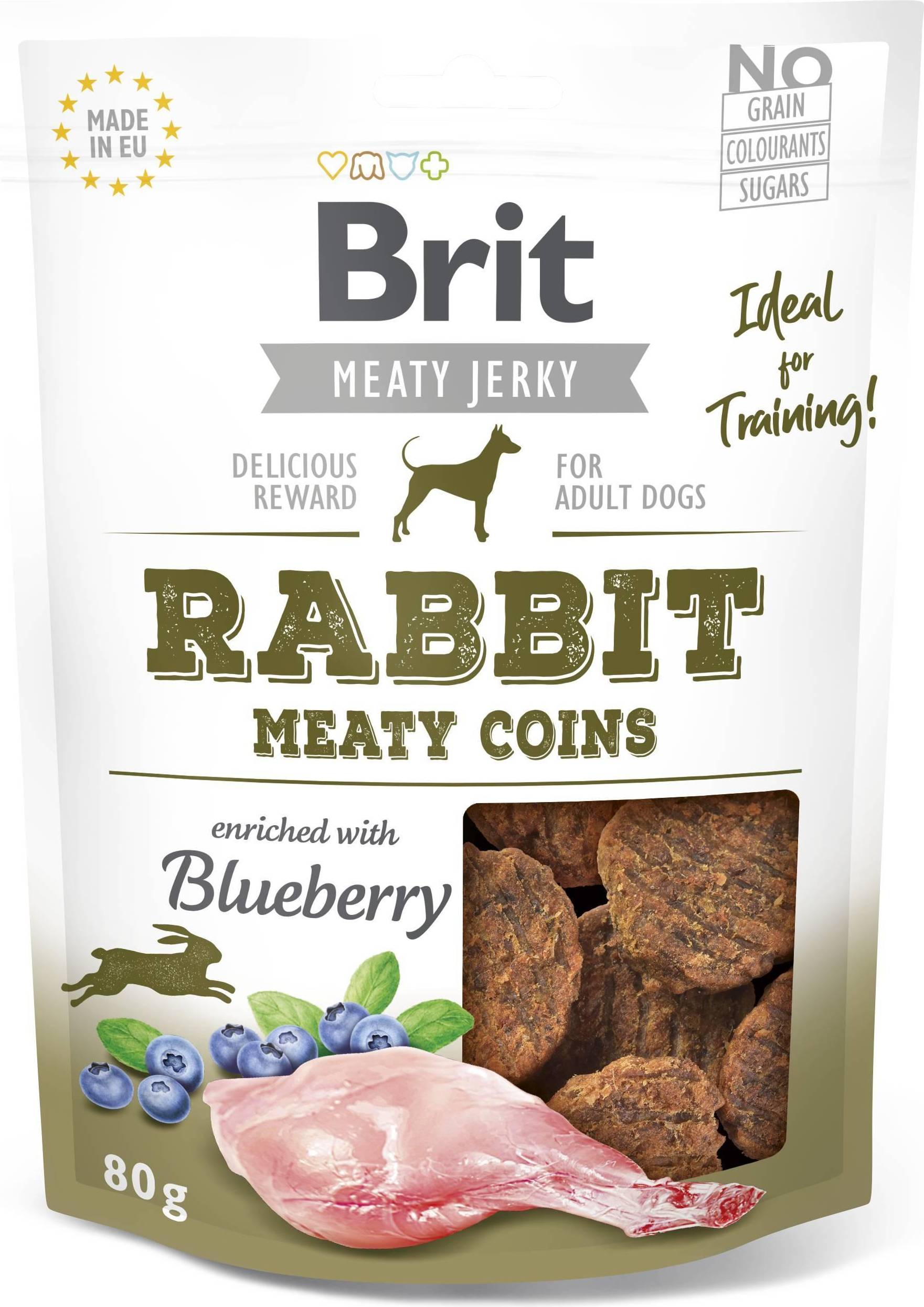 Brit Jerky Snack Rabbit Meaty 80g