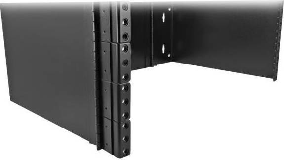 DeLock 19 Inch Wall Mount Rack 4U Black Foldable