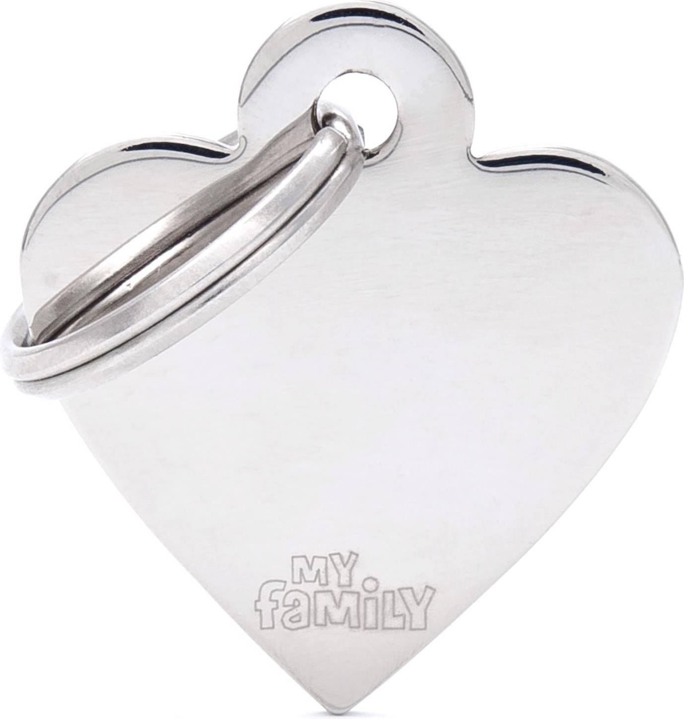 Basic Silver Hjärta Large