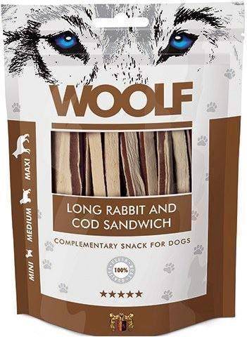Woolf Long Rabbit & Cod Sandwich 100g