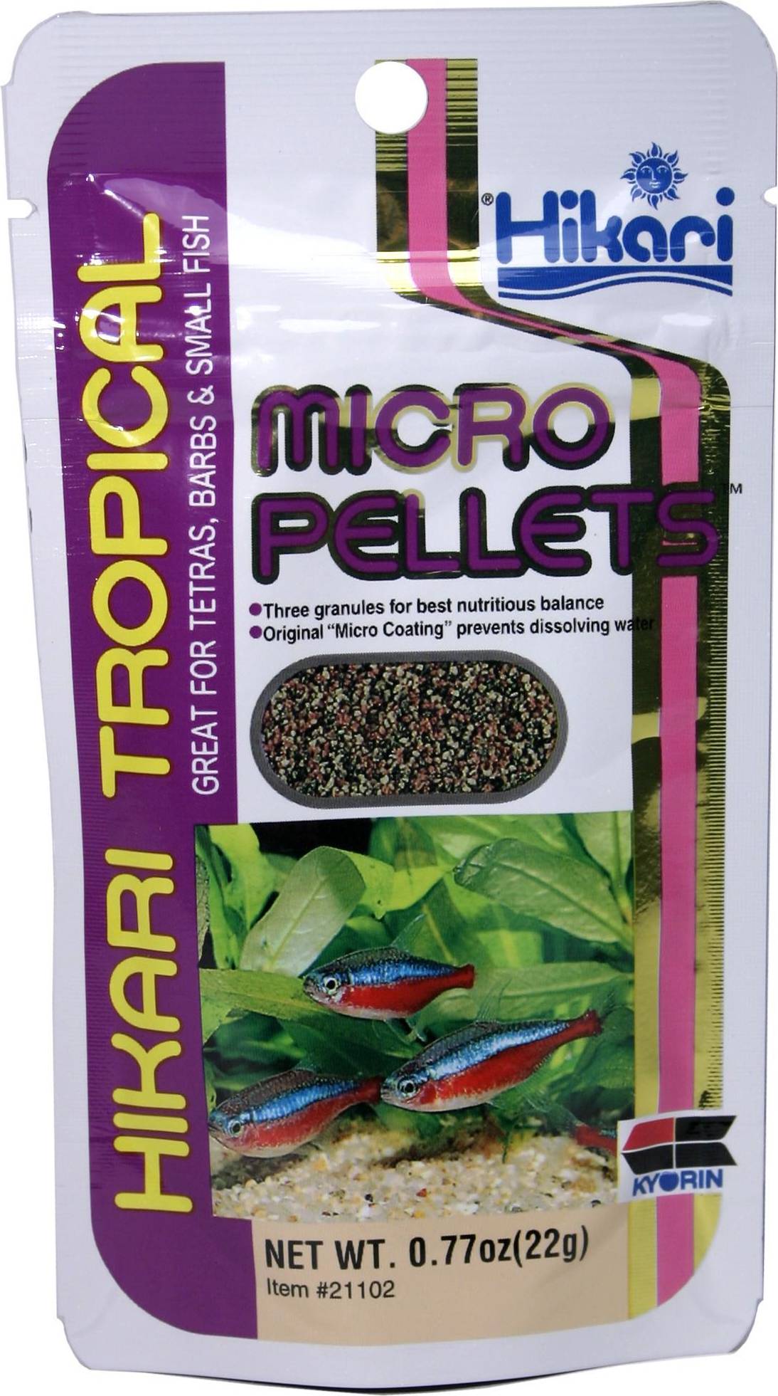 Fiskfoder Micro-Pellets 22