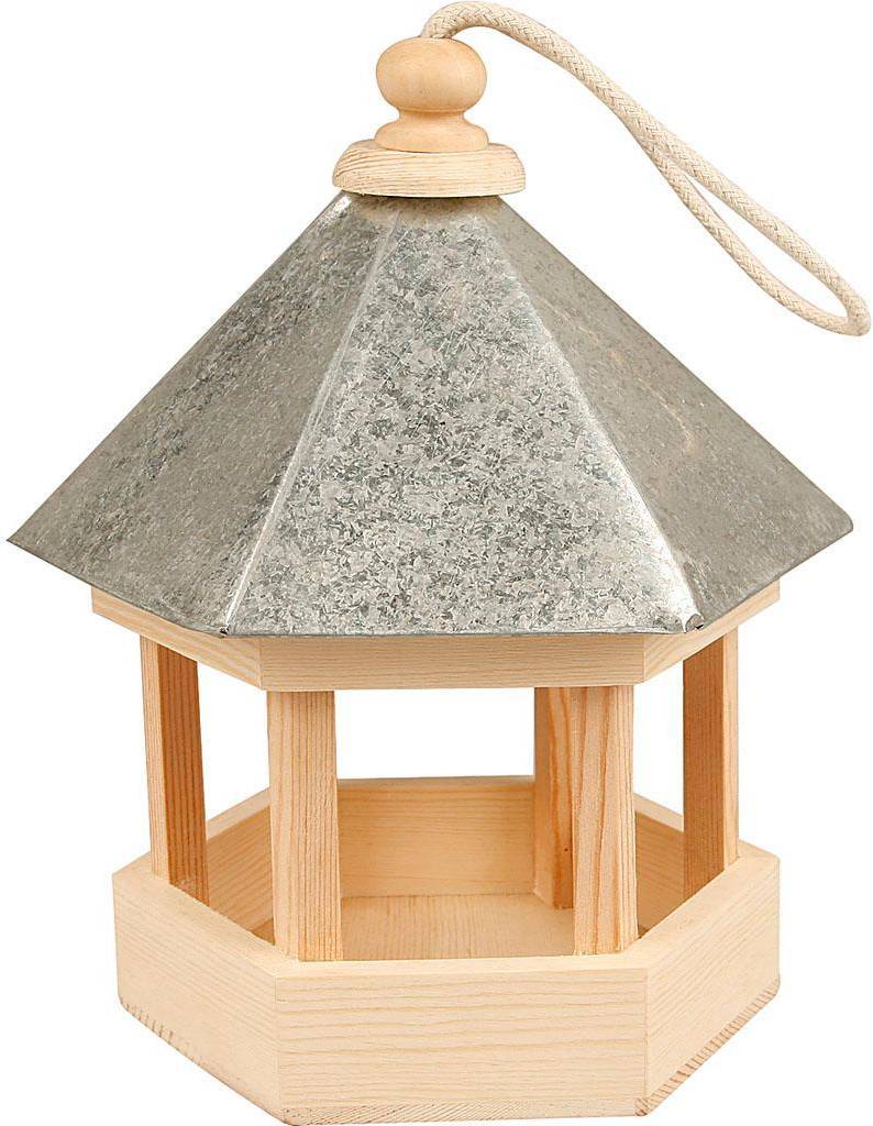 Creativ Company Bird Table with Zinc Rroof