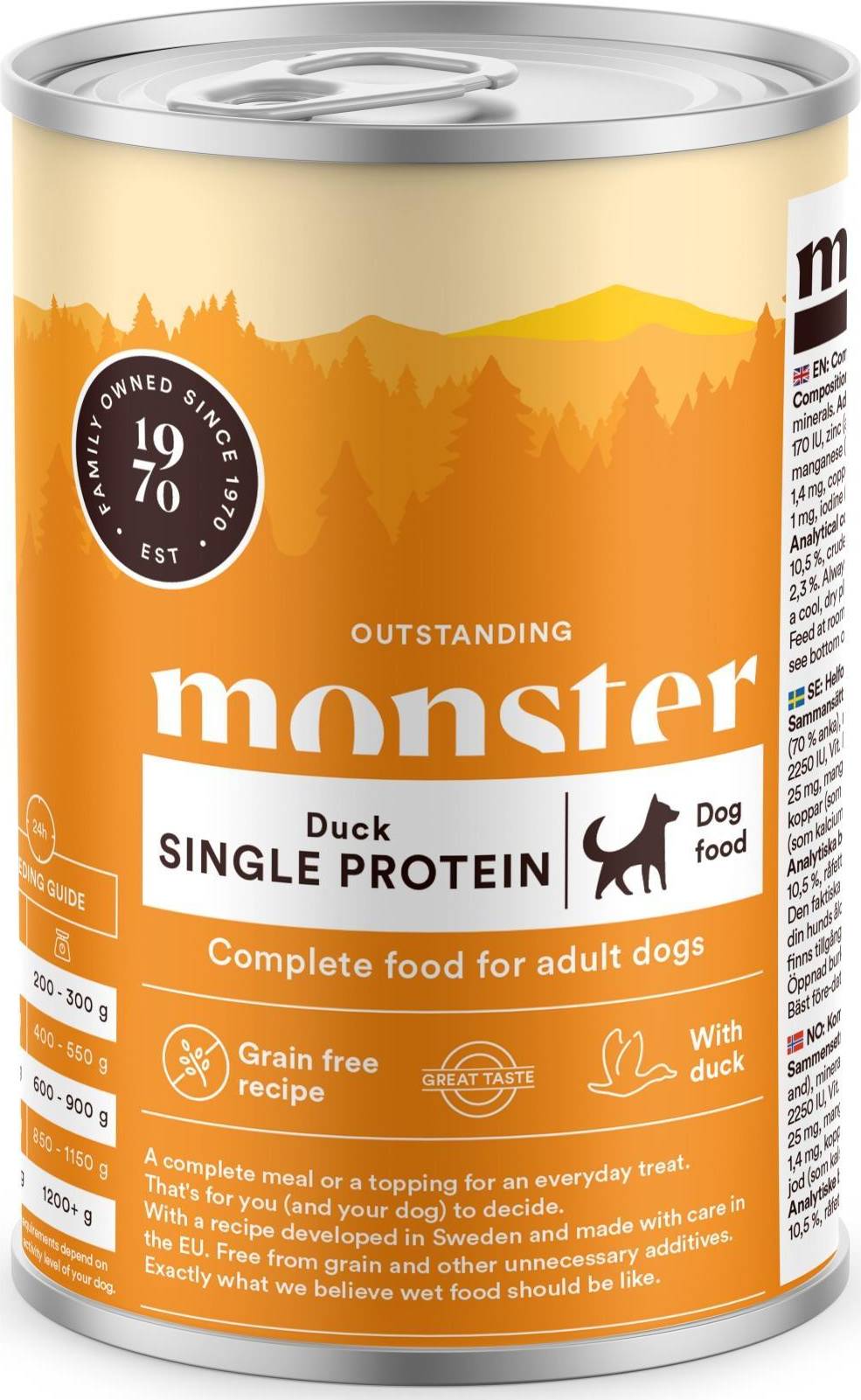 Dog Adult Single Protein Duck, 1 stk.