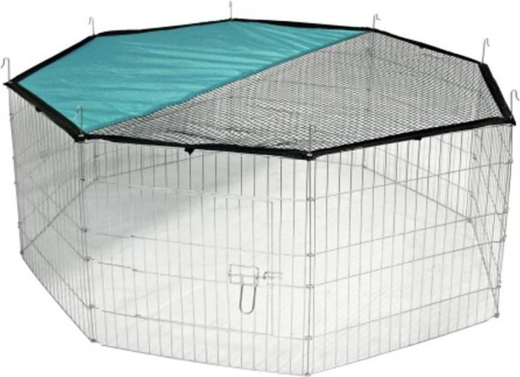 Ryom Rabbit Run Covered Galvanized 8 Bays