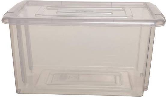 Whitefurze Stack And Store Med Natural Storage Box