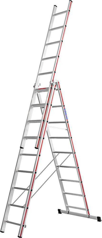 Red Line Combination Ladder 3 x 9