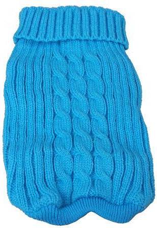 Petlife Heavy Cotton Rib-Collared Sweater, One