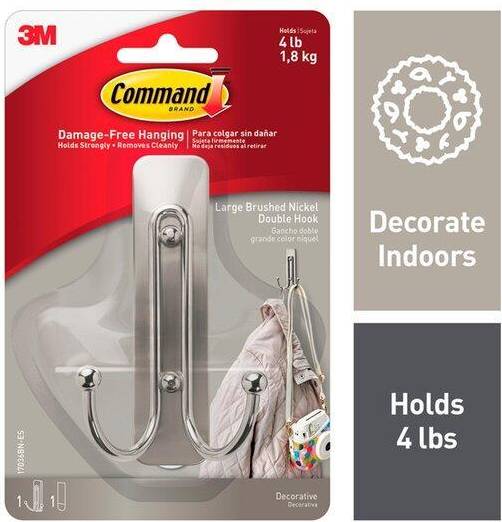 Command strips large Command Coat Hanger Assorted Picture Hook