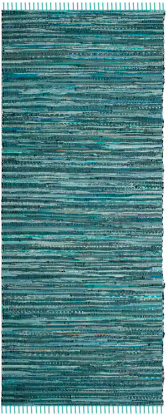Safavieh Rag Rug Collection Blue 27x132"