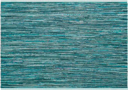 Safavieh Rag Rug Collection Blue 72x72"
