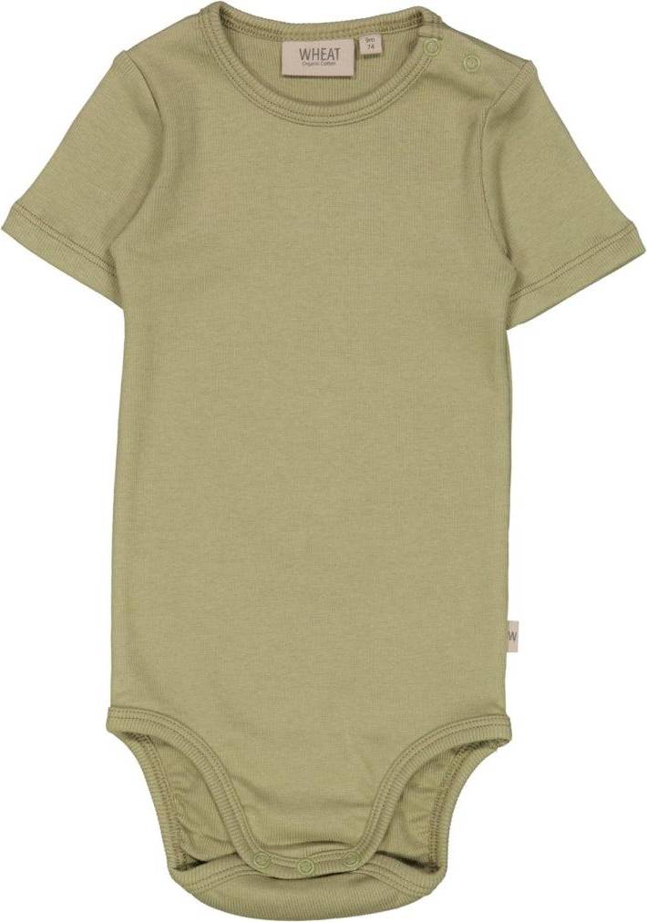 Wheat Short Sleeved Rib Body - Forest Mist