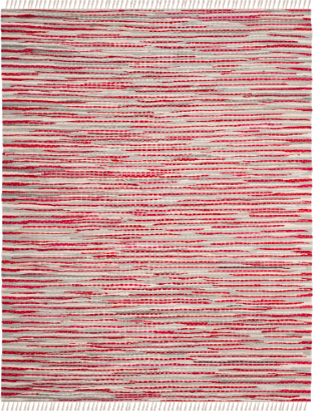 Safavieh Rag Rug Collection Red, Multicolor 48x72"