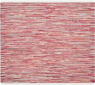 Safavieh Rag Rug Collection Red 72x72"