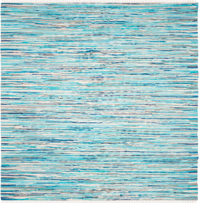 Safavieh Rag Rug Collection Turquoise, Blue 108x144"