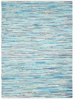 Safavieh Rag Rug Collection Blue, Turquoise 120x168"