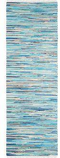 Safavieh Rag Rug Collection Blue 27x132"