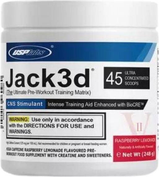 USP Labs Jack3d Advanced Raspberry Lemonade 248g