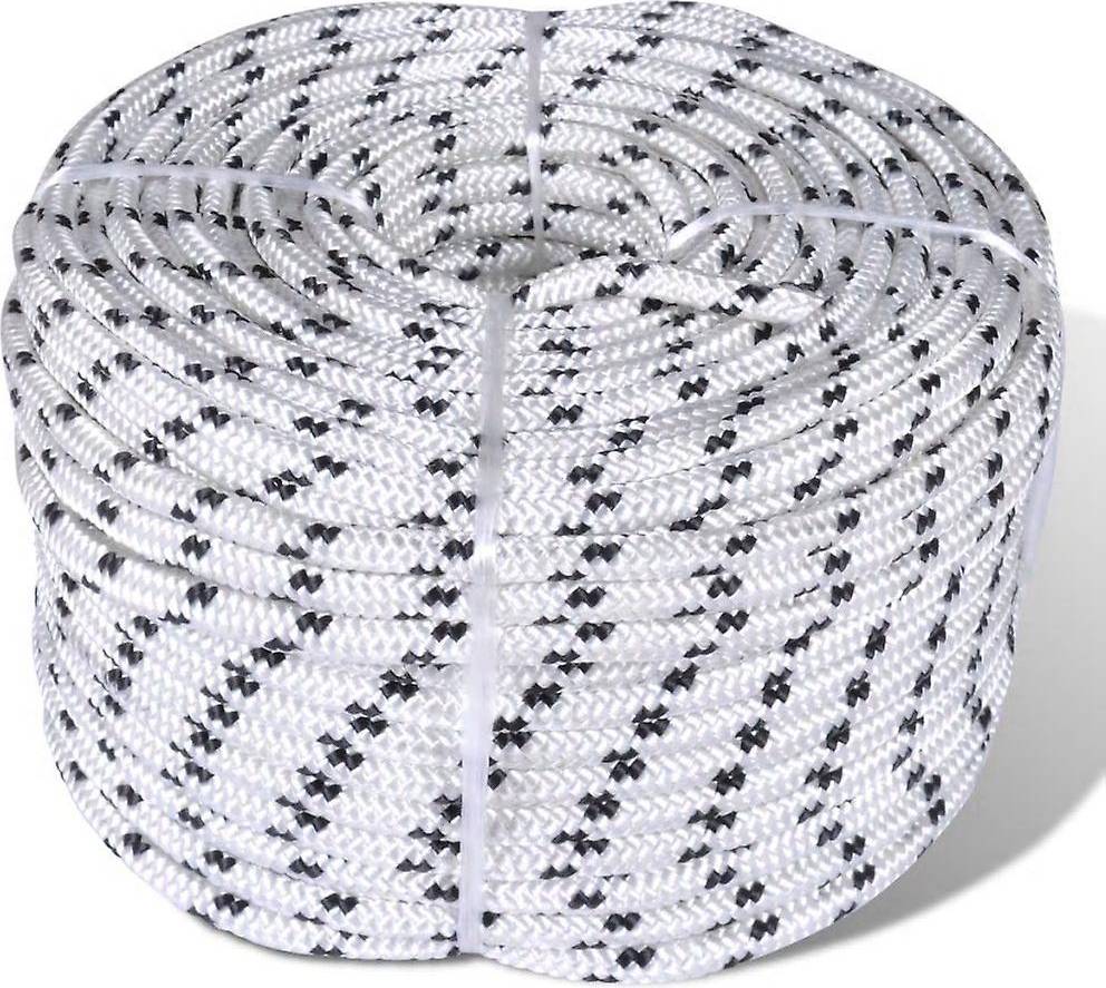 vidaXL Braided Rope Coil Boat Line for Marine Boat Rigging Lines Polyester