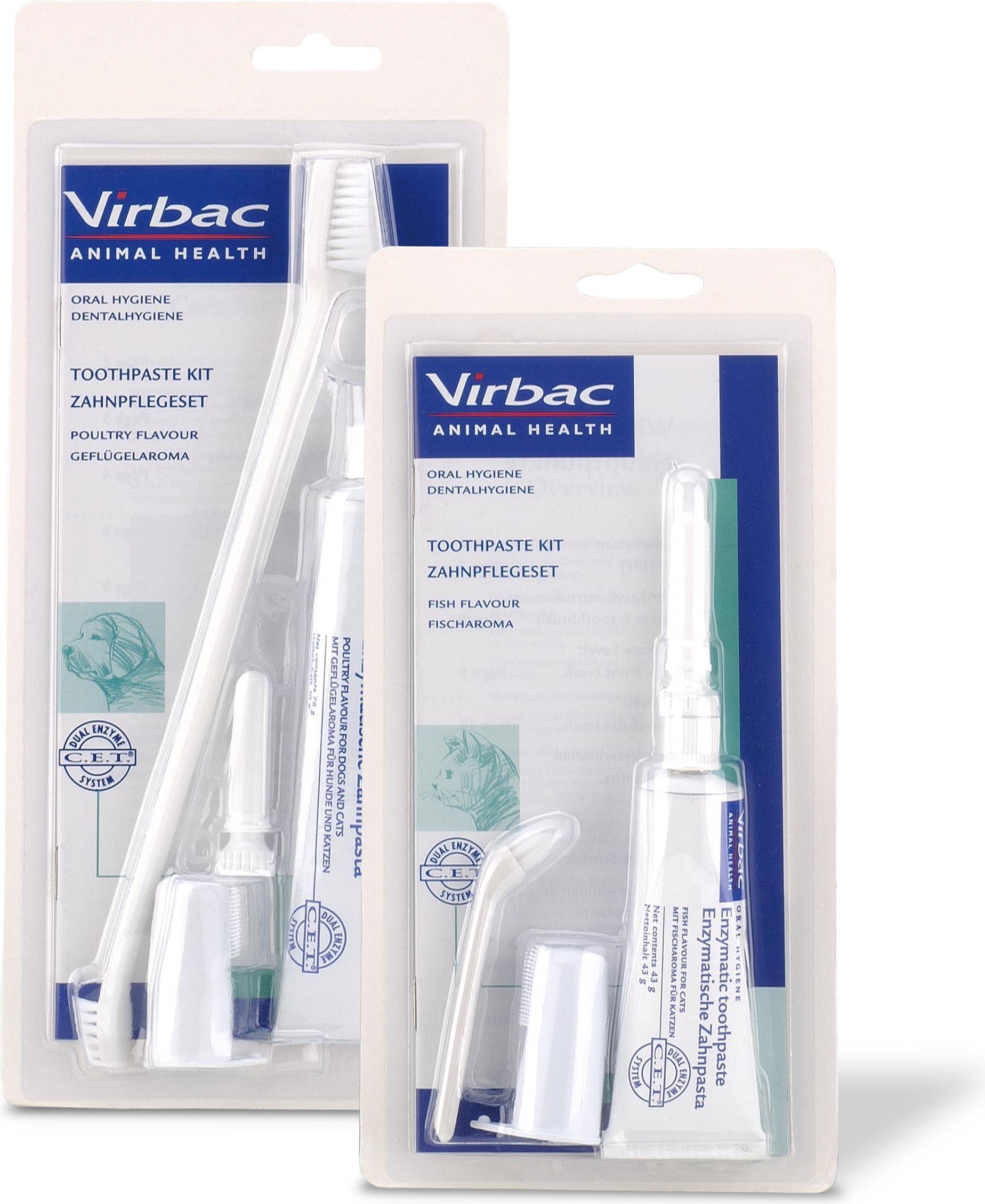 Virbac Poultry Flavour Toothpaste Kit for Dogs