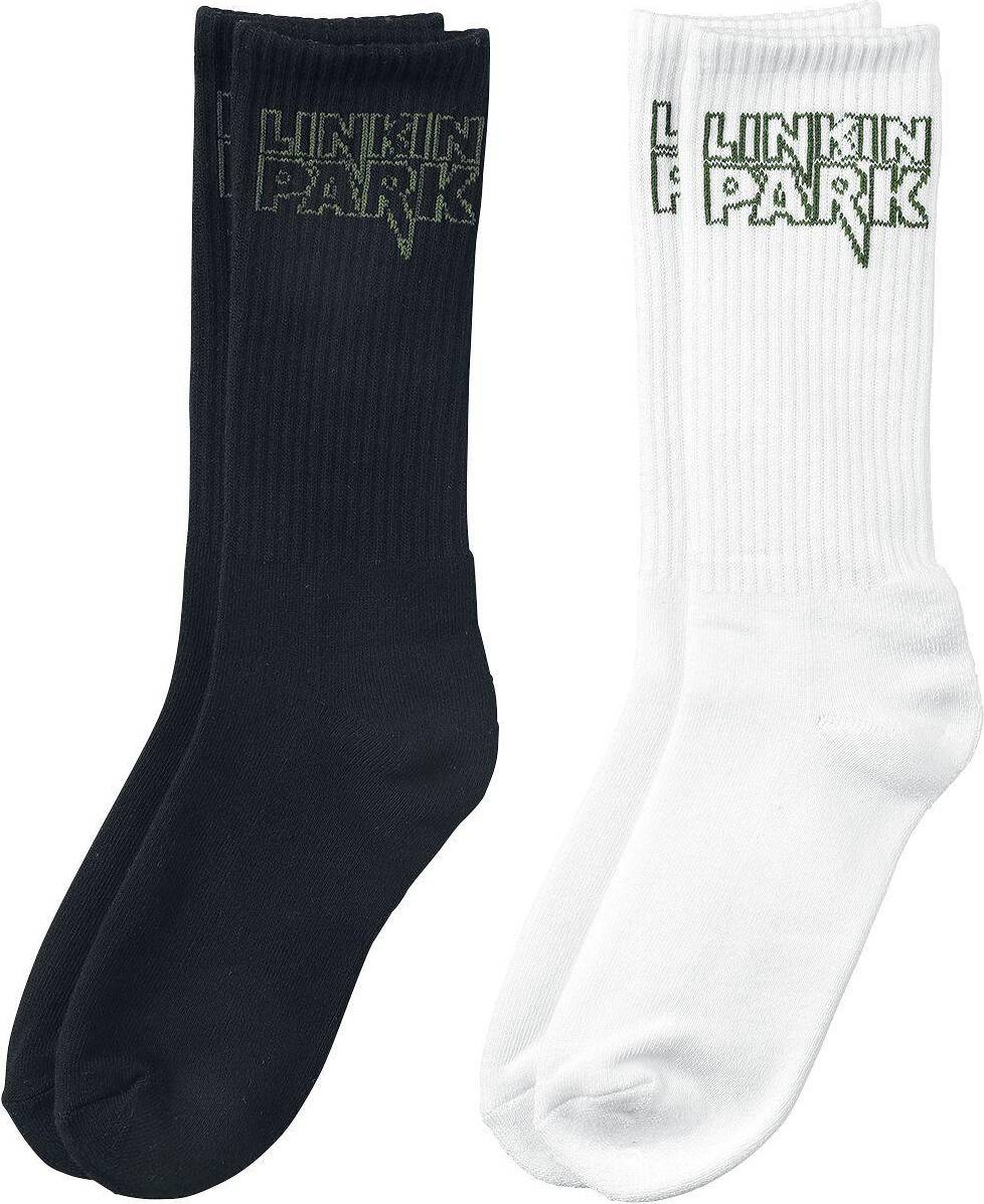 Linkin park Merchcode Linkin Park Socks 2-Pack - Schwarz