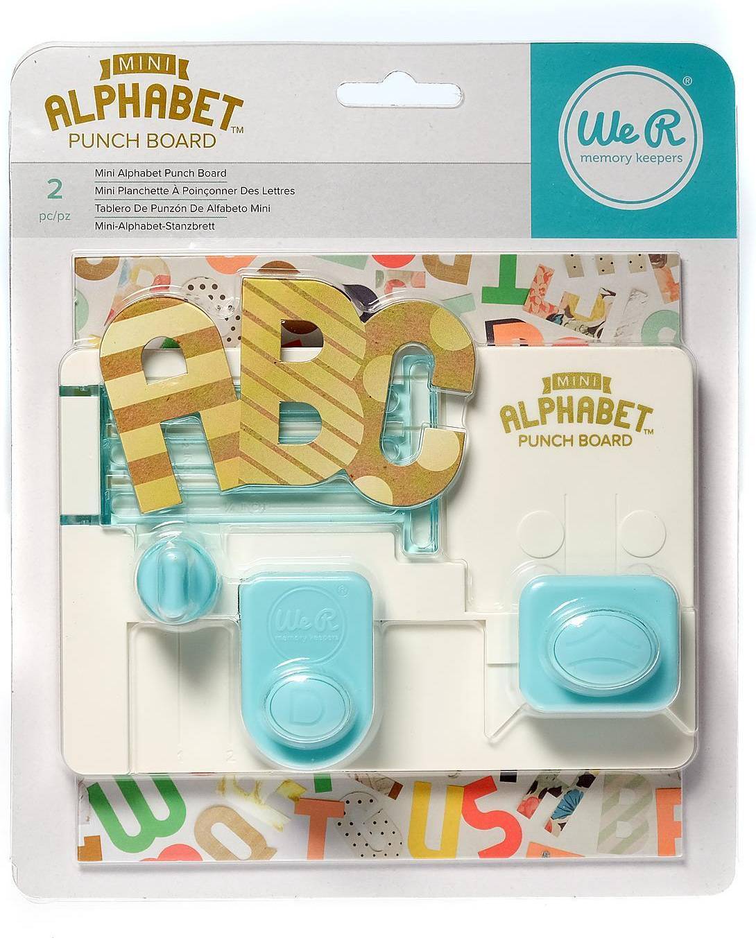 We r memory keepers We R Memory Keepers Mini Alphabet Punch Board WRMK