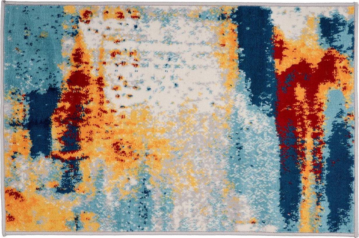 World Rug Gallery Splash Multicolor 24x36"