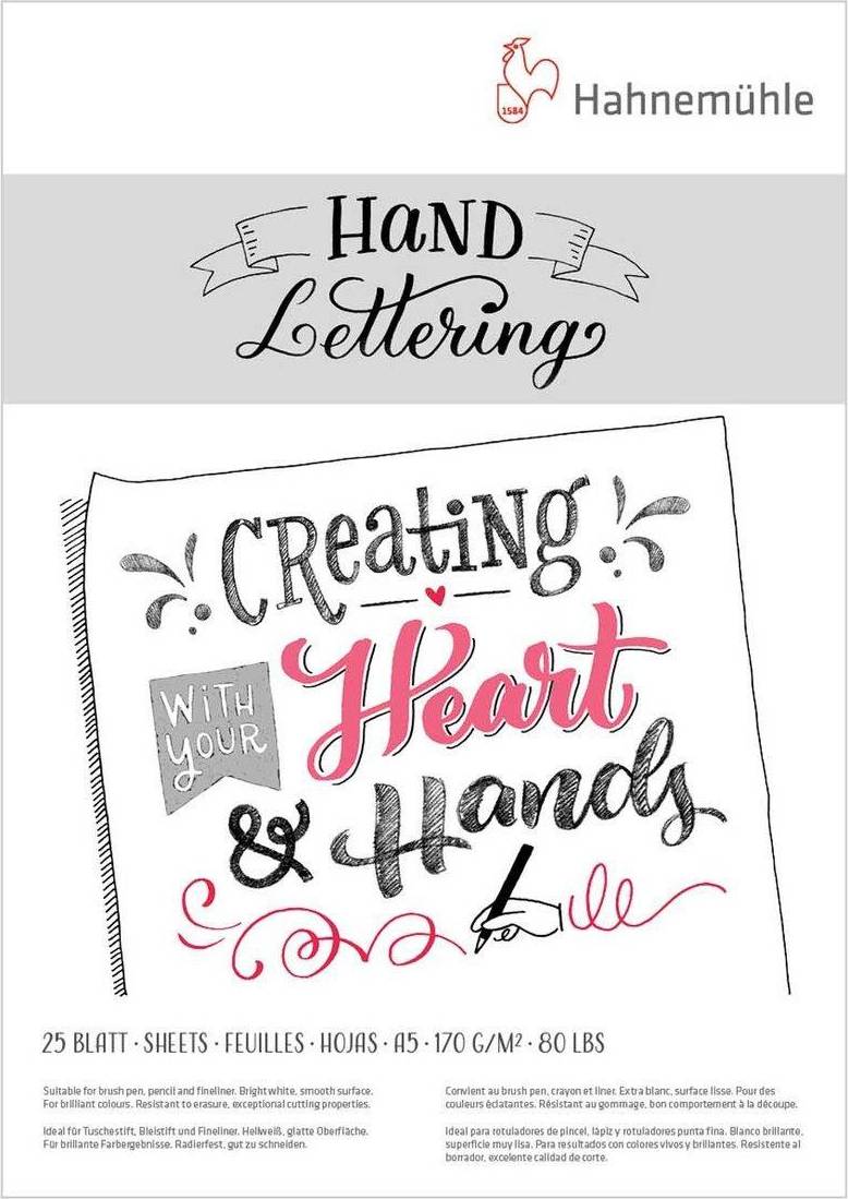 Papier Hand Lettering DIN A 5