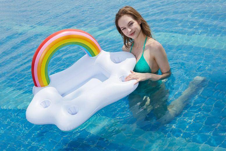 Inflatable boat Poolmaster Inflatable Drinks Holding Pool Float