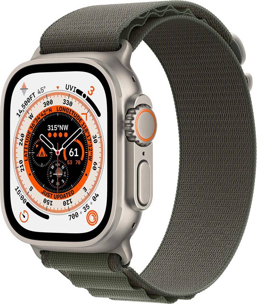 Apple Watch Ultra Titanium Case with Alpine Loop