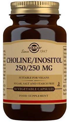 Inositol Solgar Choline/Inositol 250mg 50 Stk.