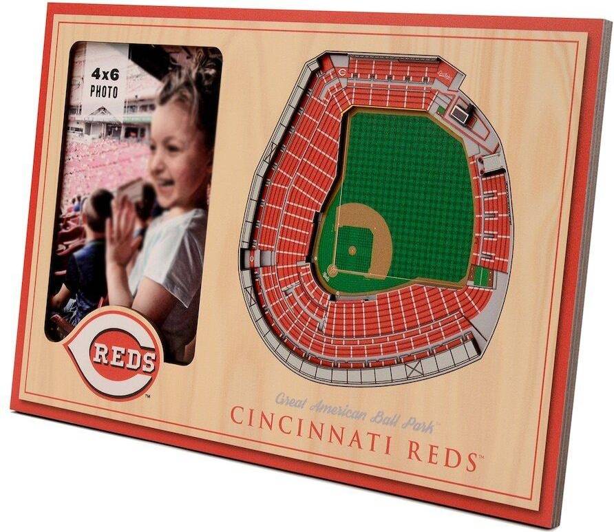 Cincinnati Reds 3D StadiumViews Picture Frame