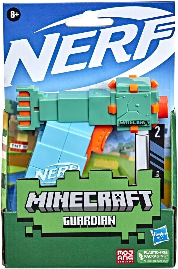 Nerf MicroShots Minecraft Guardian Mini Blaster