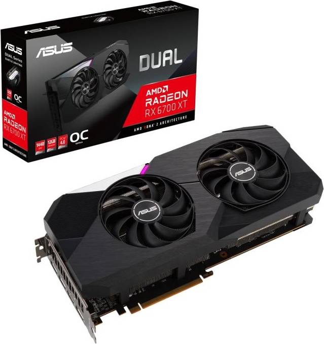 ASUS Radeon RX 6700 XT Dual OC HDMI 3xDP 12GB