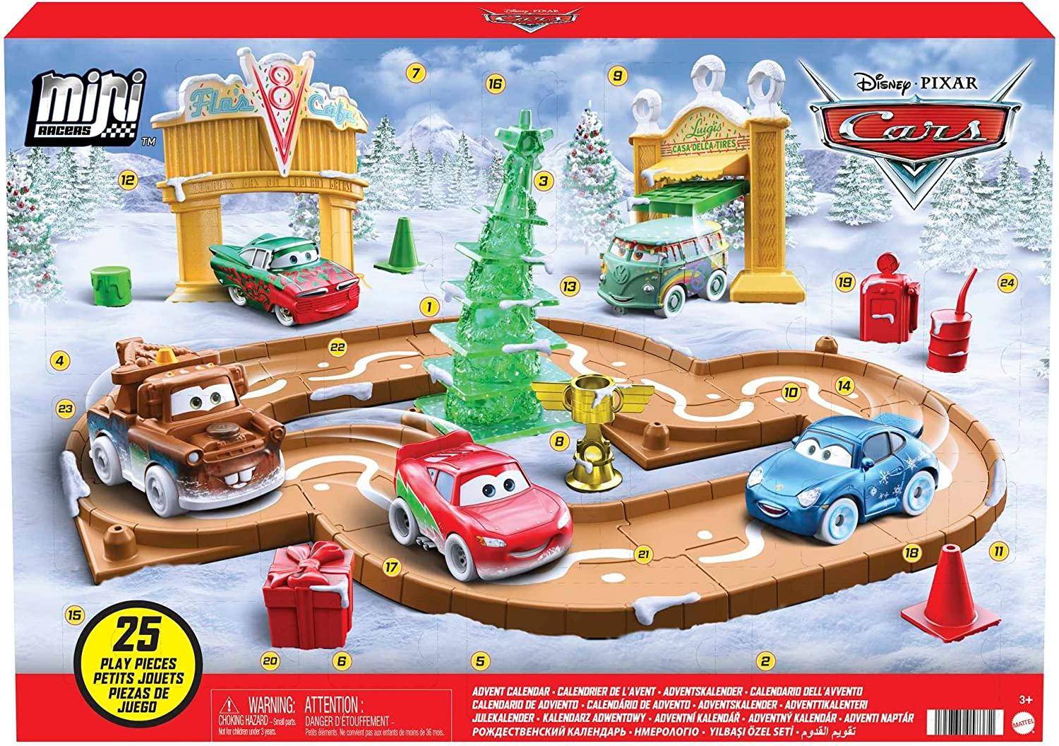 Mattel Disney Pixar Cars Mini Racers Advent Calendar
