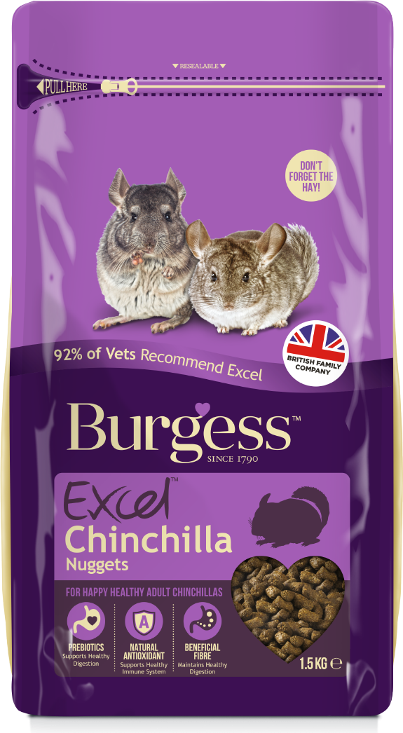 Excel Chinchillafoder & Dekufoder Nuggets Mint