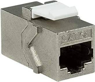 LogiLink Keystone RJ45-RJ45 Cat6a STP Adapter F-F