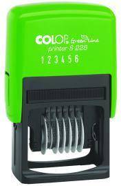 Green Line Numbering Stamp