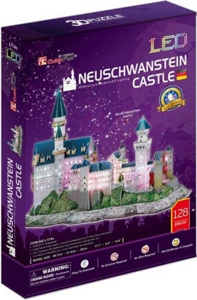 CubicFun Neuschveinshtein Castle with LED