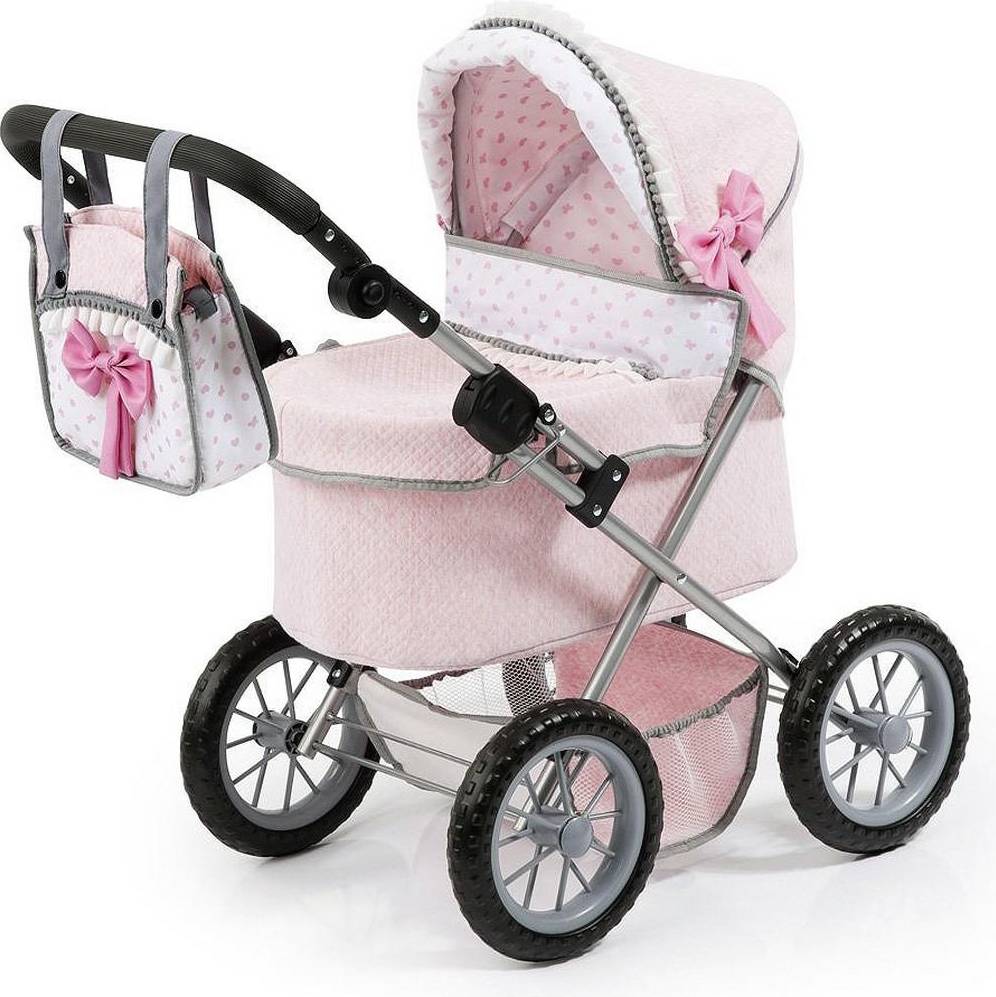 Coche De Muñecas Trendy Rosa Rer13052