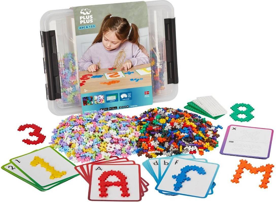 Plus Plus ABC &amp; 123 Storage Box 2000 pcs