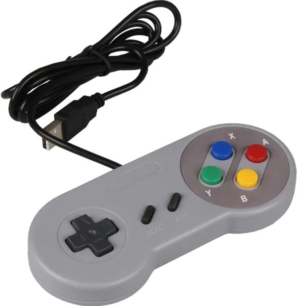 Raspberry pi Joy-it Gamepad SNES Design Gamepad Raspberry Pi Grå