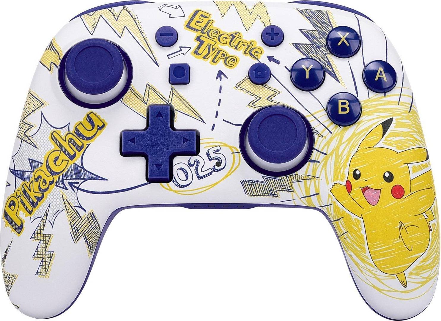 PowerA Nano Enhanced Wireless Controller For Nintendo Switch Pikachu