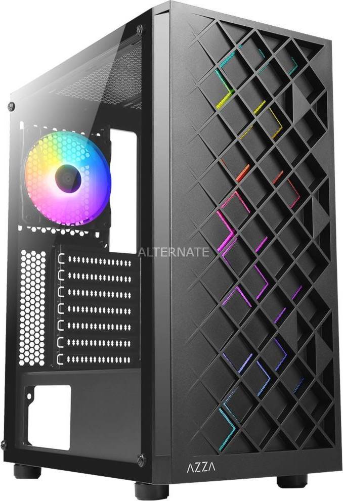 Azza Spectra 280B Tempered Glass 240mm Radiator Support