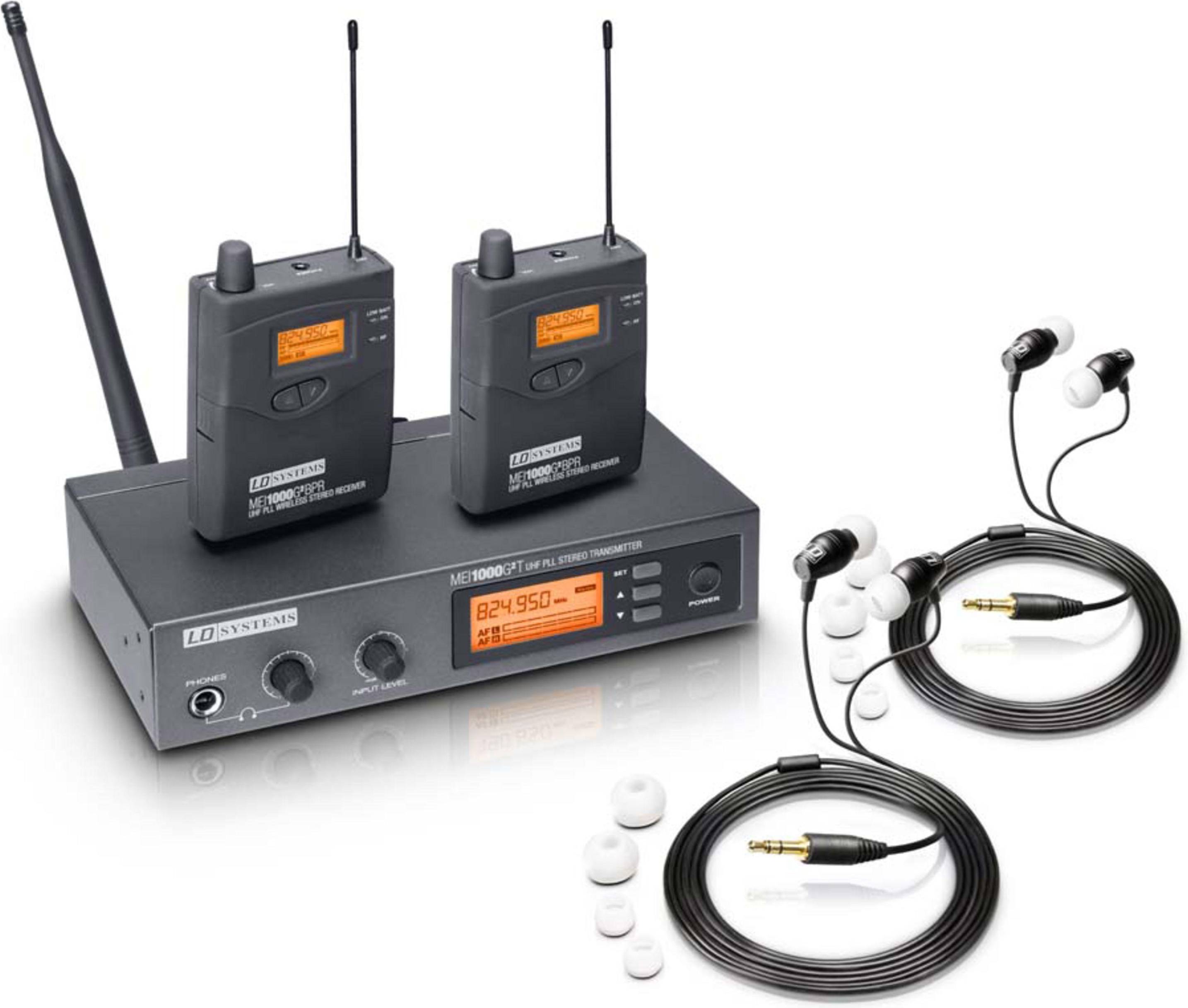 MEI1000G2 Double Wireless In Ear Monitoring System